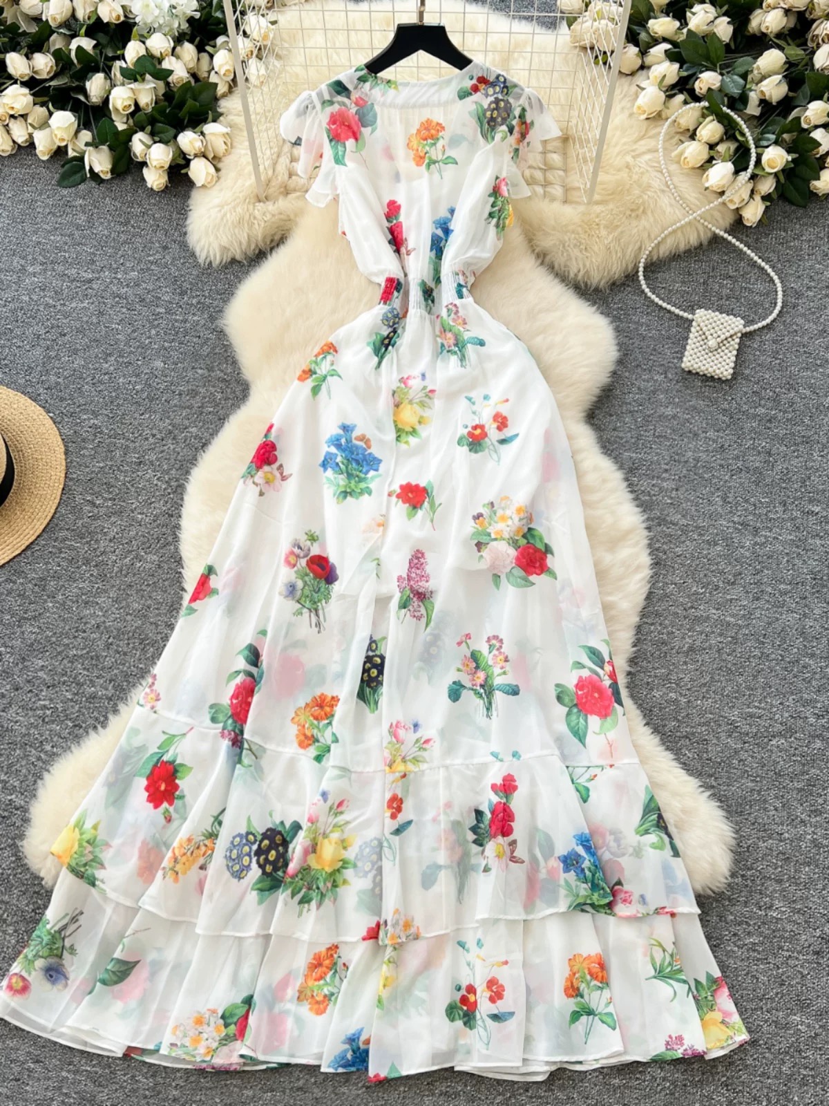 Attention grabber dress ED445 images